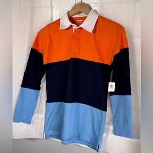 Old Navy Kids Polo - Orange, Navy, Light Blue